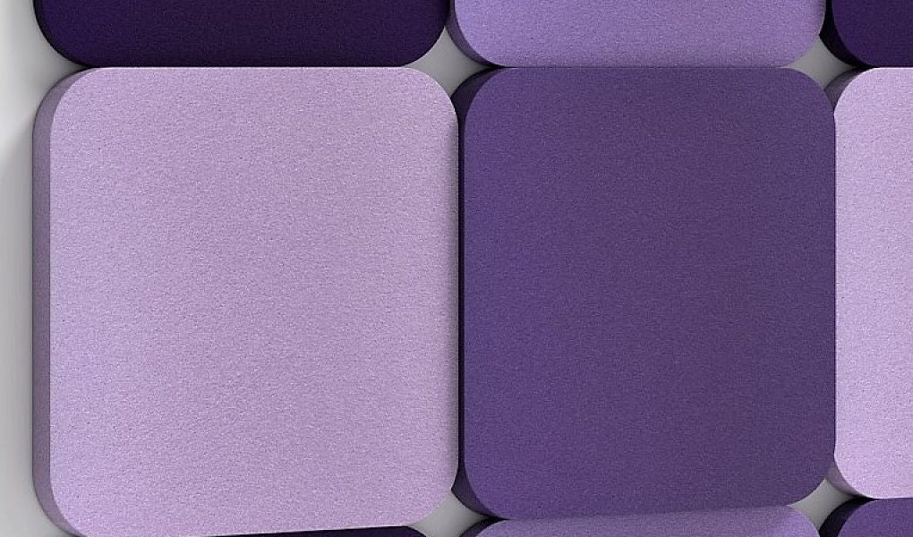3D Wall Panels - TELE L Soft Acoustic Wall Panel