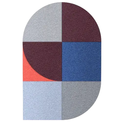 Acoustic Wall Art Panels FAN 1 venezia swatch on white background Decormania UK