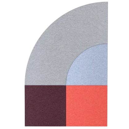 Acoustic Wall Art Panels FAN 2 venezia swatch on white background Decormania UK