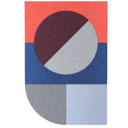 Acoustic Wall Art Panels FAN 3 venezia swatch on white background Decormania UK
