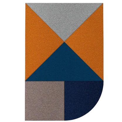 Acoustic Wall Art Panels FAN 4 beetle swatch on white background Decormania UK