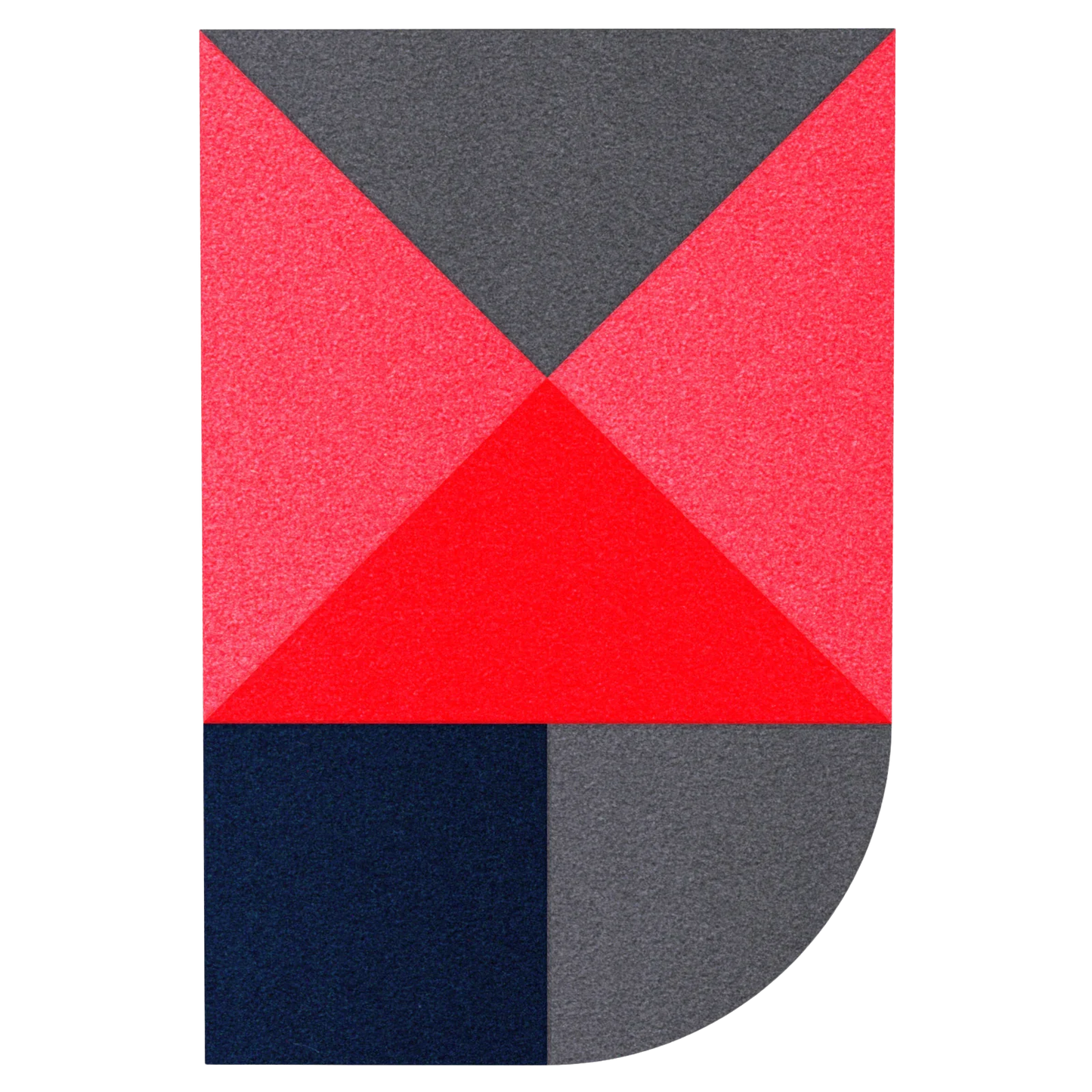Acoustic Wall Art Panels FAN 4 lava on white background Decormania UK