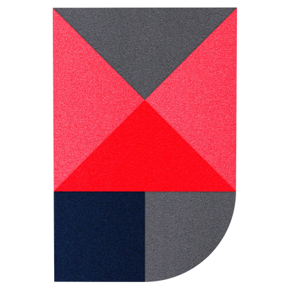 Acoustic Wall Art Panels FAN 4 lava on white background Decormania UK