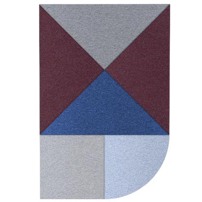 Acoustic Wall Art Panels FAN 4 venezia swatch on white background Decormania UK