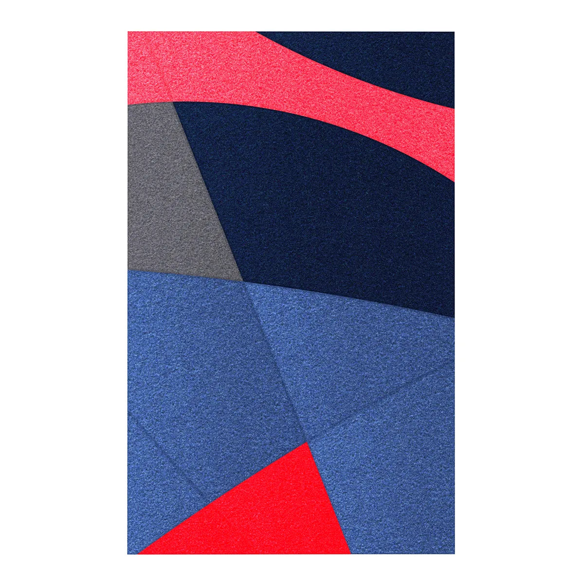 Acoustic Wall Art Panels FUSION 1 lava swatch on white background Decormania UK