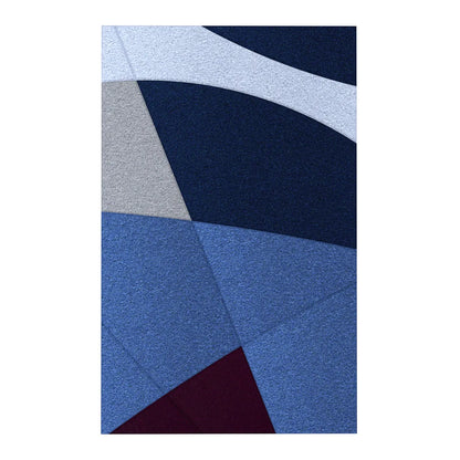Acoustic Wall Art Panels FUSION 1 plum swatch on white background Decormania UK