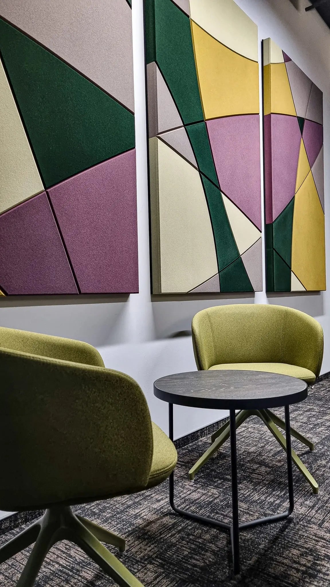 Acoustic Wall Art Panels FUSION 3 fig composition DecorMania UK