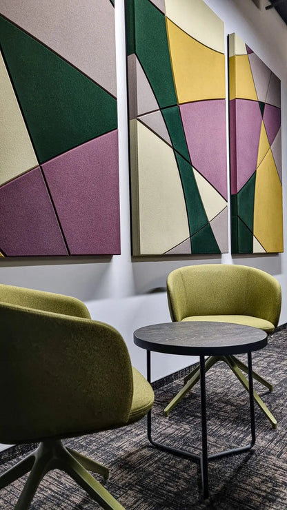 Acoustic Wall Art Panels FUSION 3 fig composition DecorMania UK