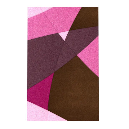 Acoustic Wall Art Panels FUSION 3 macaroon swatch on white background DecorMania UK