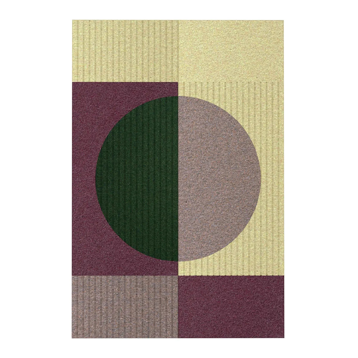 Acoustic Wall Art Panels RING 1 fig swatch on white background Decormania UK 