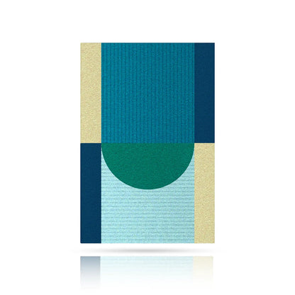 Acoustic Wall Art Panels RING 2 ocean swatch on white background Decormania UK