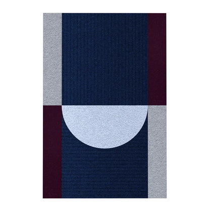 Acoustic Wall Art Panels RING 2 plum swatch on white background Decormania UK 