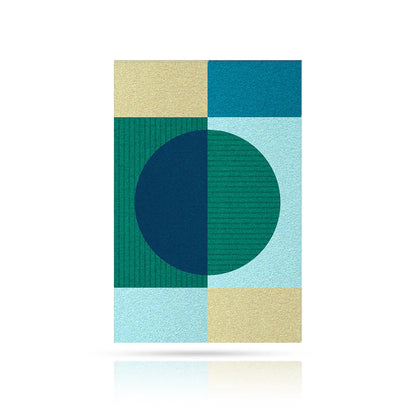 Acoustic Wall Art Panels RING 3 ocean swatch on white background Decormania UK 
