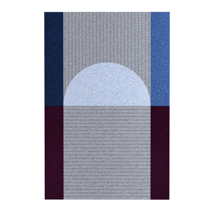 Acoustic Wall Art Panels RING 4 plum swatch on white background Decormania UK