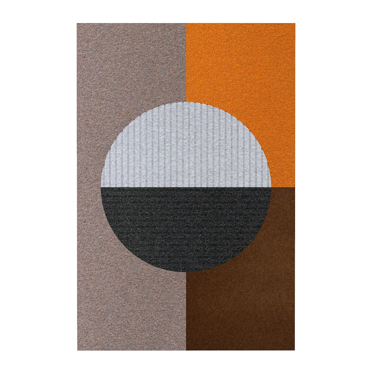Acoustic Wall Art Panels RING 5 ore swatch on white background Decormania UK 