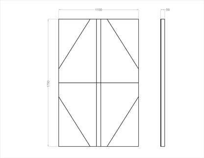 Acoustic Wall Art Panels SAIL 3 dimensions DecorMania UK