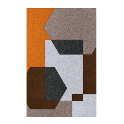 Acoustic Wall Art Panels SHAPES 5 ore swatch on white background Decormania UK