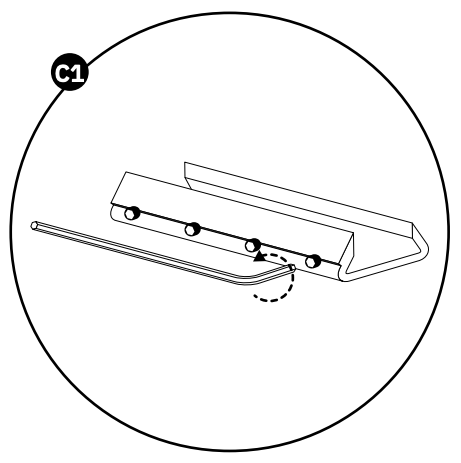 FLUFFO WEB Railing connector