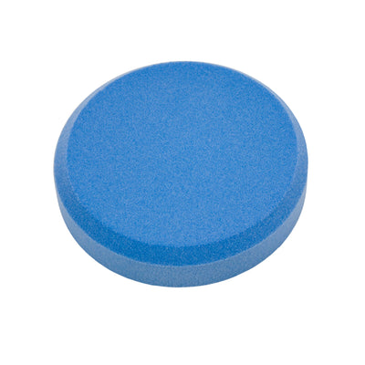Fluffo French Blue acoustic panel colour sample showing its suede-like textured finish