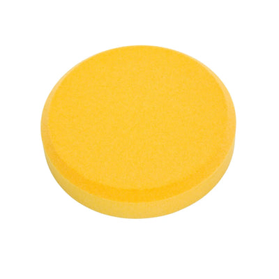Fluffo Lemon acoustic panel colour sample showing its suede-like textured finish