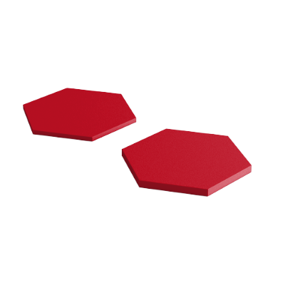 Hexa L - FIRE-RESIST - Acoustic Wall Panel-DecorMania